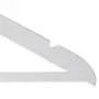 NAHANCO SL70117WB20 17" Slim Line Space Saving Wooden Suit Hanger with Pant Bar (Pack of 20), White NAHANCO SL70117WB20 17" Slim Line Space Saving Wooden Suit Hanger with Pant Bar (Pack of 20), White