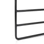 Amber Home Heavy Duty Deluxe Chrome Non-Slip 5 Tier Open Ended Clothes Hangers Space Saving for Slack Pants Trousers Dress Scarfs (1 Pack)