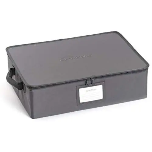 Covermates ? Small Zip-Top Storage Boxes - 17W x 13D x 5H? 2 YR Warranty ? Year Around Protection - Graphite Covermates ? Small Zip-Top Storage Boxes - 17W x 13D x 5H? 2 YR Warranty ? Year Around Protection - Graphite
