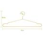 10pcs 45CM Gold Strong Metal Wire Hangers Clothes Hangers, Coat Hanger, Standard Suit Hangers