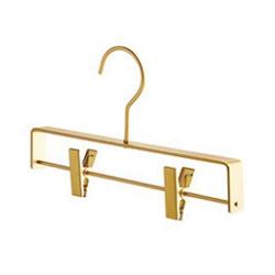 WZP Hanger Aluminum Solid Hanger,Household Clothes Rack Adult Clothes Support Drying Rack Bearing Strong/Golden/As Shown