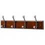 Finnhomy Wooden Coat Hooks Wall Hooks 4 Dual Hooks 16-Inch Rail/Pilltop Rack Long Coat Rack for Clothes Entryway Foyer Storage Organization Bathroom Towel Key Accessory Walnut/ORB Hook Finnhomy Wooden Coat Hooks Wall Hooks 4 Dual Hooks 16-Inch Rail/Pilltop Rack Long Coat Rack for Clothes Entryway Foyer Storage Organization Bathroom Towel Key Accessory Walnut/ORB Hook