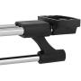 Yosooo Wardrobe Chrome Pull Out Retractable Wardrobe Clothes Hanger Rail Towel Coat Racks Closet Rod, Multi-Purpose Pipe Clothes Rack (30CM)