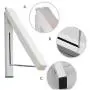 2Pcs Multifunctional Stainless Steel Wall Hanger Retractable Indoor Clothes Hanger Foldable Drying Rack Clothes Rack