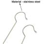 Maydahui 5PCS Extra Long 16 inch S Shaped Hooks Stainless Steel Large Size Silver Hanger for Bird Feeder, Plant Hanger, Tree Branch Hook, Clothes, Outdoor Lights Maydahui 5PCS Extra Long 16 inch S Shaped Hooks Stainless Steel Large Size Silver Hanger for Bird Feeder, Plant Hanger, Tree Branch Hook, Clothes, Outdoor Lights