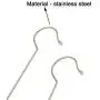 Maydahui 5PCS Extra Long 16 inch S Shaped Hooks Stainless Steel Large Size Silver Hanger for Bird Feeder, Plant Hanger, Tree Branch Hook, Clothes, Outdoor Lights
