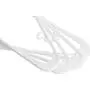 Utopia Home White Plastic Standard Hangers for Clothes Tubular Hangers - Durable and Slim (50) (Renewed)