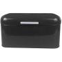 vwlvrsco Home Office Metal Storage Boxes Bread Shape Large Capacity Container Organizer - Black