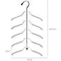 Royall Multilayer Stainless Steel Clothes Hanger Closet Hanger Space Saving 5 Tier Blouse Tree Clothes Drying Hook Royall Multilayer Stainless Steel Clothes Hanger Closet Hanger Space Saving 5 Tier Blouse Tree Clothes Drying Hook
