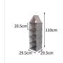 HBOS Hanging Storage Bag Fabric Multi-Layer Boxes Drawer Wardrobe Storage (Four Gray)
