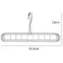 HHXD 5Pcs Multifunction Magic Clothes Hanger,Rotatable Save Space Storage Coat Hangers Durable/Gray / 5pcs