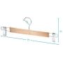 High-Grade Wooden Pants Hangers with Metal Clips 20 Pack Grip Clip Pants Hanger, Smooth Finish Solid Wood Jeans/Skirt Hanger, 360° Swivel Hook - Clip Hanger for Pant, Skirts, Slacks, Bottoms Hangers High-Grade Wooden Pants Hangers with Metal Clips 20 Pack Grip Clip Pants Hanger, Smooth Finish Solid Wood Jeans/Skirt Hanger, 360° Swivel Hook - Clip Hanger for Pant, Skirts, Slacks, Bottoms Hangers