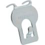 HIGH & MIGHTY 515302 2 Piece Picture Hanger, 40 lb, Silver