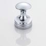 LIOOBO Brass Wall Hook Decorative Robe Coat Hook Bathroom Towel Hanger Closet Clothes Hat Hanging Rack for Kitchen Home (Silver)