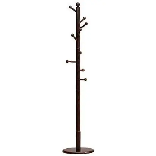 ZHWEI Wooden Coat Rack Bedroom Hanger Single Pole Living Room Clothes Rack Floor Rack Home Stable Durable (Color : D) ZHWEI Wooden Coat Rack Bedroom Hanger Single Pole Living Room Clothes Rack Floor Rack Home Stable Durable (Color : D)