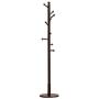 ZHWEI Wooden Coat Rack Bedroom Hanger Single Pole Living Room Clothes Rack Floor Rack Home Stable Durable (Color : D)