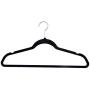 60PCS Non Slip Velvet Clothes Suit/Shirt/Pants Hangers White, Black, Purple,Red