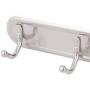 uxcell Stainless Steel Ball End 8 Hooks Rack Clothes Towels Wall Hanger