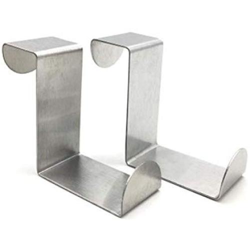 Roysberry Clothes Hanger, 4 PC Door Hook Stainless Kitchen Cabinet Clothes Hanger