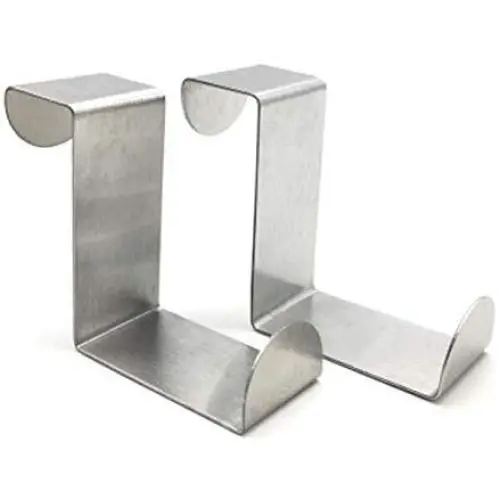 Roysberry Clothes Hanger, 4 PC Door Hook Stainless Kitchen Cabinet Clothes Hanger Roysberry Clothes Hanger, 4 PC Door Hook Stainless Kitchen Cabinet Clothes Hanger