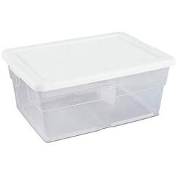 Sterilite 16448012 16 Quart Storage Boxes (12 Pack)