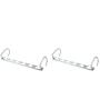 jskjlkl2019 Portable Clothes Hangers Organizer Multi Function Metal Space Saving Closet Magic Hanger Rack(Pack of 2)