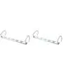 jskjlkl2019 Portable Clothes Hangers Organizer Multi Function Metal Space Saving Closet Magic Hanger Rack(Pack of 2)