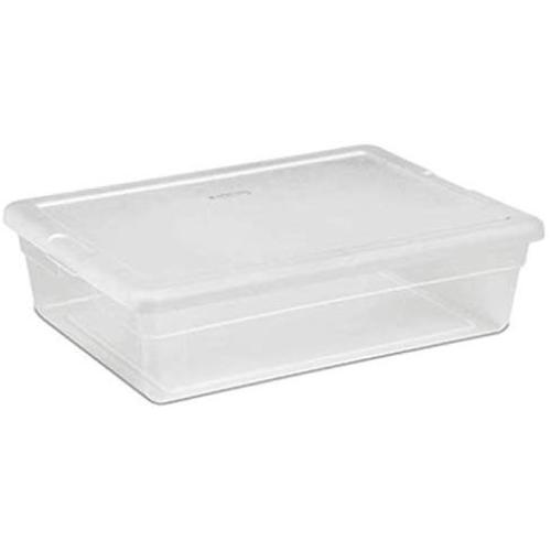 Sterilite 28 Quart Clear Plastic Bin Storage Boxes Tote Container w/Lid (30 Pack) Sterilite 28 Quart Clear Plastic Bin Storage Boxes Tote Container w/Lid (30 Pack)