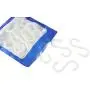 Multi Purpose Plastic S Shaped Hook Pack of 15 Multi Purpose Plastic S Shaped Hook Pack of 15