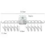 Wall-Mounted 10 Clips 5pcs Random ColorPortable Socks Cloth Hanger Rack Clothespin Drying Rack Sock Holder Wardrobe Storage Cloth Hangers Wall-Mounted 10 Clips 5pcs Random ColorPortable Socks Cloth Hanger Rack Clothespin Drying Rack Sock Holder Wardrobe Storage Cloth Hangers