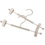 KYCPTNFJ 5 PCS Hangers for Clothes Stainless Steel Clip Stand Hanger Pants Skirt Adult Clothes Adjustable Pinch Grip Cabide Clip