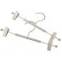 KYCPTNFJ 5 PCS Hangers for Clothes Stainless Steel Clip Stand Hanger Pants Skirt Adult Clothes Adjustable Pinch Grip Cabide Clip KYCPTNFJ 5 PCS Hangers for Clothes Stainless Steel Clip Stand Hanger Pants Skirt Adult Clothes Adjustable Pinch Grip Cabide Clip