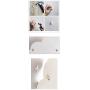 Nrpfell Natural Wood Clothes Hanger Wall Mounted Coat Hook Cloud Storage Hooks Kid Room Wall Decor Children Room Decorative Hanger