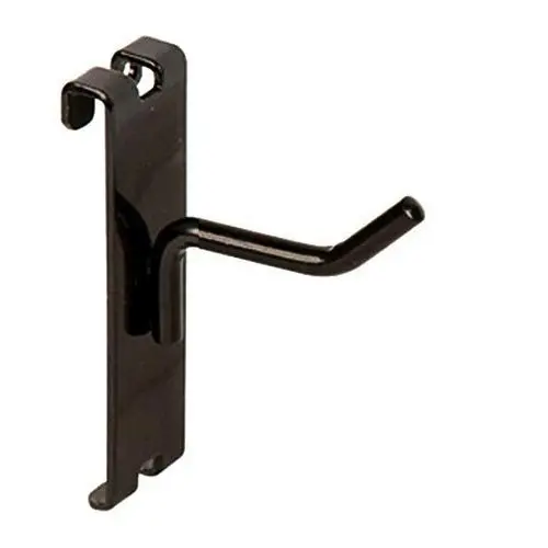 Only Hangers 2" Gridwall Hooks for Grid Panel Displays - 96 Pcs Boxes - 1/4" Dia Wire - Heavy Duty - Black Color Only Hangers 2" Gridwall Hooks for Grid Panel Displays - 96 Pcs Boxes - 1/4" Dia Wire - Heavy Duty - Black Color