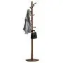 Wooden Coat Rack Floor Hanger Bedroom Creative Foyer Living Room Modern Minimalist Hanger Clothes Rack (10 Hooks) (Color : A) Wooden Coat Rack Floor Hanger Bedroom Creative Foyer Living Room Modern Minimalist Hanger Clothes Rack (10 Hooks) (Color : A)