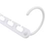 10PC Mult-Function Space Saving Hanger Plastic Cloth Hanger Hook Magic Clothes Hanger with Hook Closet Organizer Home Decoration