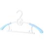Hangers Plastic Kids, No-Slip Space Saving Clothes Hangers for Babies Toddler Children Youth Perfectly Sized for Kids 0-12 Years - Blue,30PACK