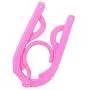 HNIWDJ Set of 10 Clothes Hangers Travel Portable Plastic Hangers Simple Folding Hangers No Trace Clothes Hanging Racks Indoor Airer (Color : Red) HNIWDJ Set of 10 Clothes Hangers Travel Portable Plastic Hangers Simple Folding Hangers No Trace Clothes Hanging Racks Indoor Airer (Color : Red)