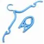 Travel Portable Cloth Hanger Rack Non-Slip Plastic Foldable Drying Clothespin Trouser Coat Towel Socks Storage Closet Organizer 10pcs Random Color