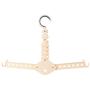 Iddefee Clothes Hanger 20 Sets of Windproof Anti-Slip Pants Rack Thickening Practical Telescopic Hanger Folding Hanger Multi-Function Telescopic Foldable Hanger Pants Hangers