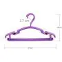 HAKRT Hanger 10 PCs 2715 cm Children Clothes Hanger Baby Coat Towel Storage Organizer with Hooks Wardrobe Space Save Outdoor Drying Rack,Blue