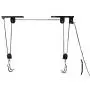 COCONUT Bike Lift Hoist for Garage Storage,Indoor Heavy Duty Ceiling Mountain Bicycle Hanger Pulley Rack (with Black Rope) COCONUT Bike Lift Hoist for Garage Storage,Indoor Heavy Duty Ceiling Mountain Bicycle Hanger Pulley Rack (with Black Rope)