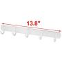 uxcell Bathroom Coat Hat Towel Clothes Wall Mounted Hooks Hanger Rack