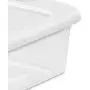 STERILITE 32-Quart Clear Stackable Latching Storage Boxes Container (24 Pack) STERILITE 32-Quart Clear Stackable Latching Storage Boxes Container (24 Pack)