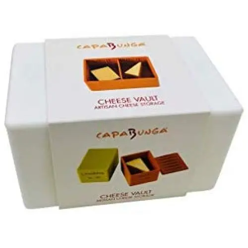 Capabunga CV3 Cheese Vault Food Storage Box, One Size, White Capabunga CV3 Cheese Vault Food Storage Box, One Size, White