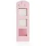 Guidecraft See and Store Dress-up Center ? Pink: Pretend Play Costume Storage Wardrobe for Kids with Mirror & Shelves, Armoire with Bottom Tray, Toddlers Room Furniture