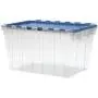 Akro-Mils 66486 FILEB 12-Gallon Plastic Storage Hanging File Boxes with Attached Lid, 21-1/2-Inch by 15-Inch by 12-1/2-Inch, Semi-Clear