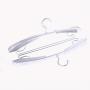 Clothes hanger QFFL Telescopic Hanger Aluminum Alloyhanger 5 Strong Heavy Duty Coat Hangers for Suit, Trouser Etc Garment Gold, Silver,410x178mm/16.1x70 Inch Hangers (Color : Silver)