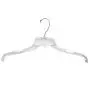 NAHANCO 98800 Plastic Shirt Dress Hanger with a Coordinate Connector, Heavy Weight, 17", Clear (Bulk Pack of 100) NAHANCO 98800 Plastic Shirt Dress Hanger with a Coordinate Connector, Heavy Weight, 17", Clear (Bulk Pack of 100)