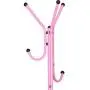 LQRYJDZ Entryway Metal Coat Stand Clothes and Hat Rack Free Standing Hanger Hall Tree with 6 Hooks for k for Jacket, Purse, Scarf Rack,Purse Tree Stand (Color : B, Size : 44146cm)